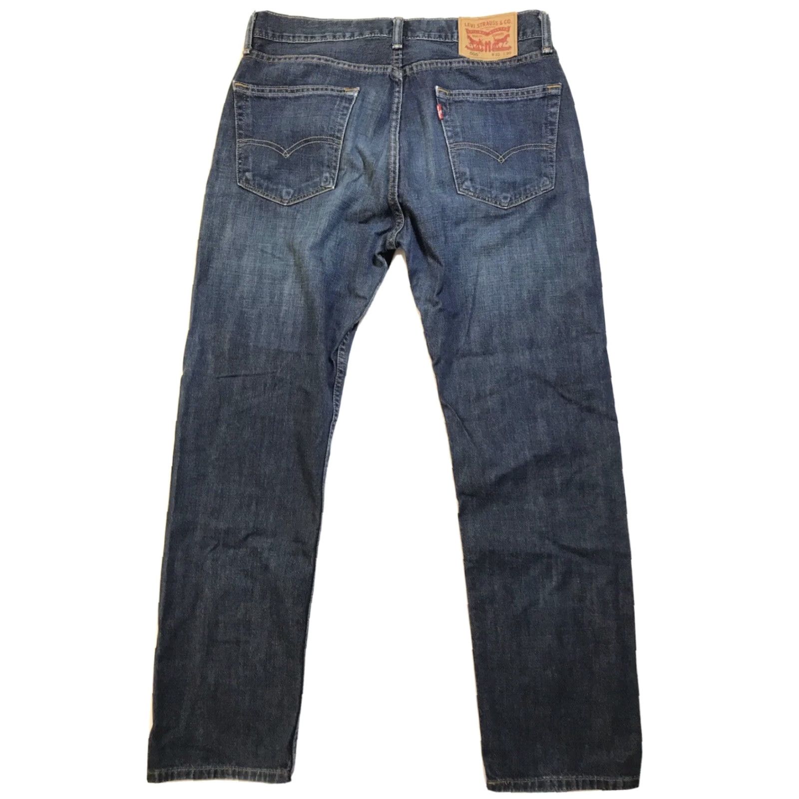 Levi's Levi's 505 Jeans Men's 32x30 Straight Leg Blue Denim Stretch Classic Size US 32 / EU 48 - 4 Thumbnail
