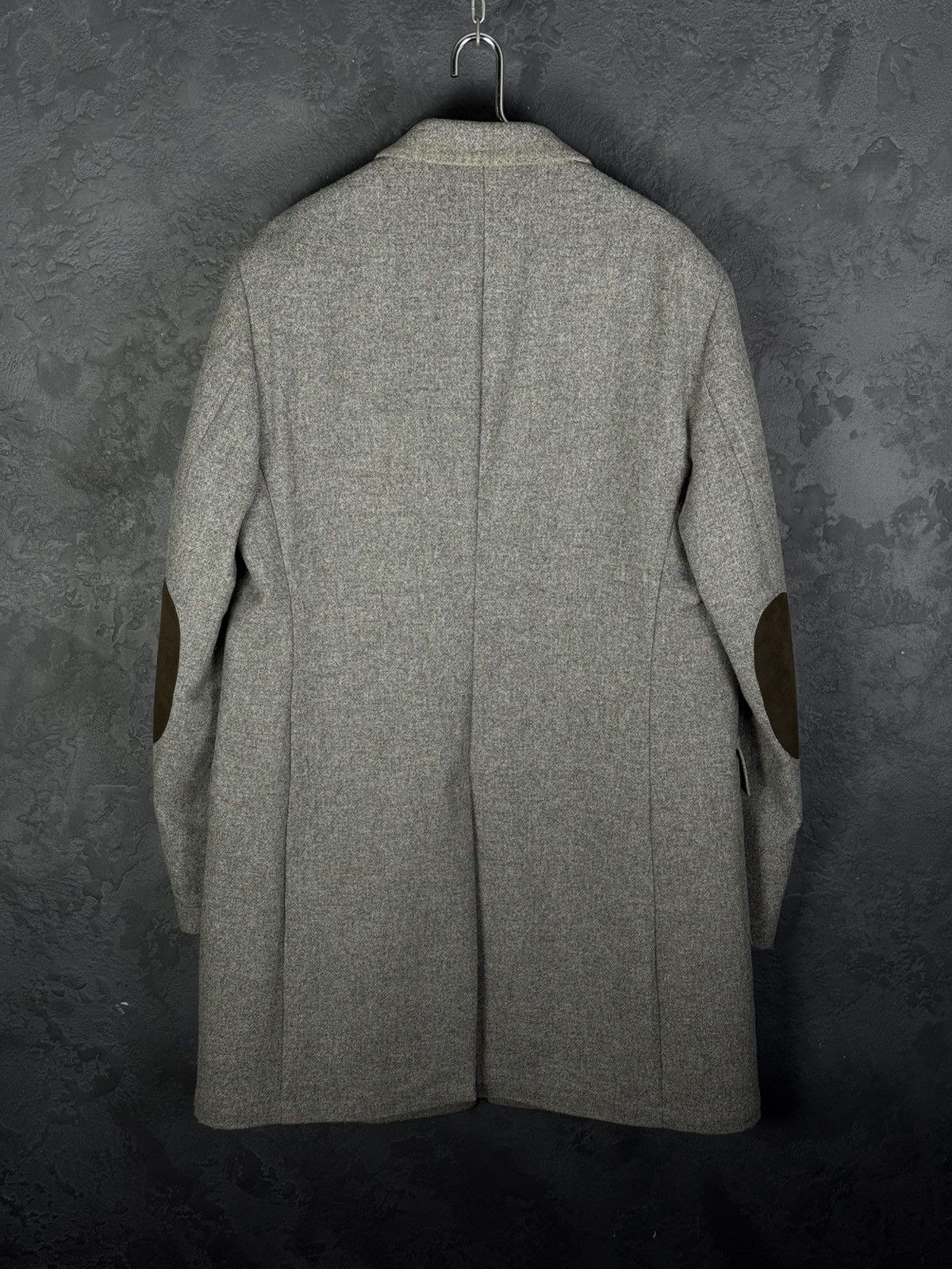 Hackett Men’s Hackett London Gray Wool Coat Size 54 Size US L / EU 52-54 / 3 - 11 Thumbnail