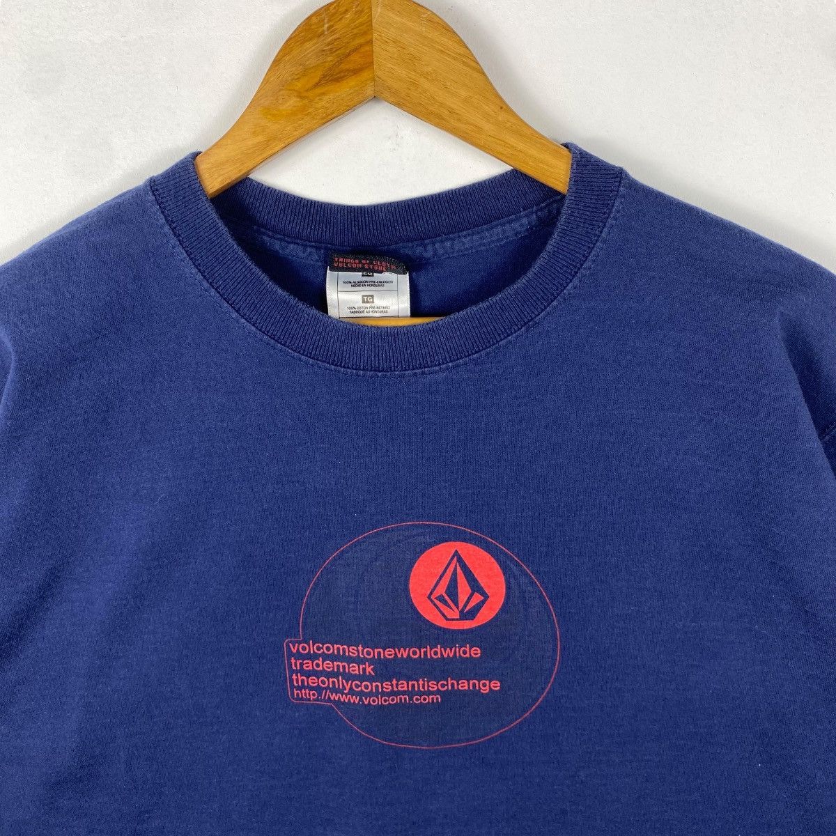 Volcom Vintage 90's VOLCOM The Only Constantis Change Graphic Tee Size US XL / EU 56 / 4 - 2 Thumbnail