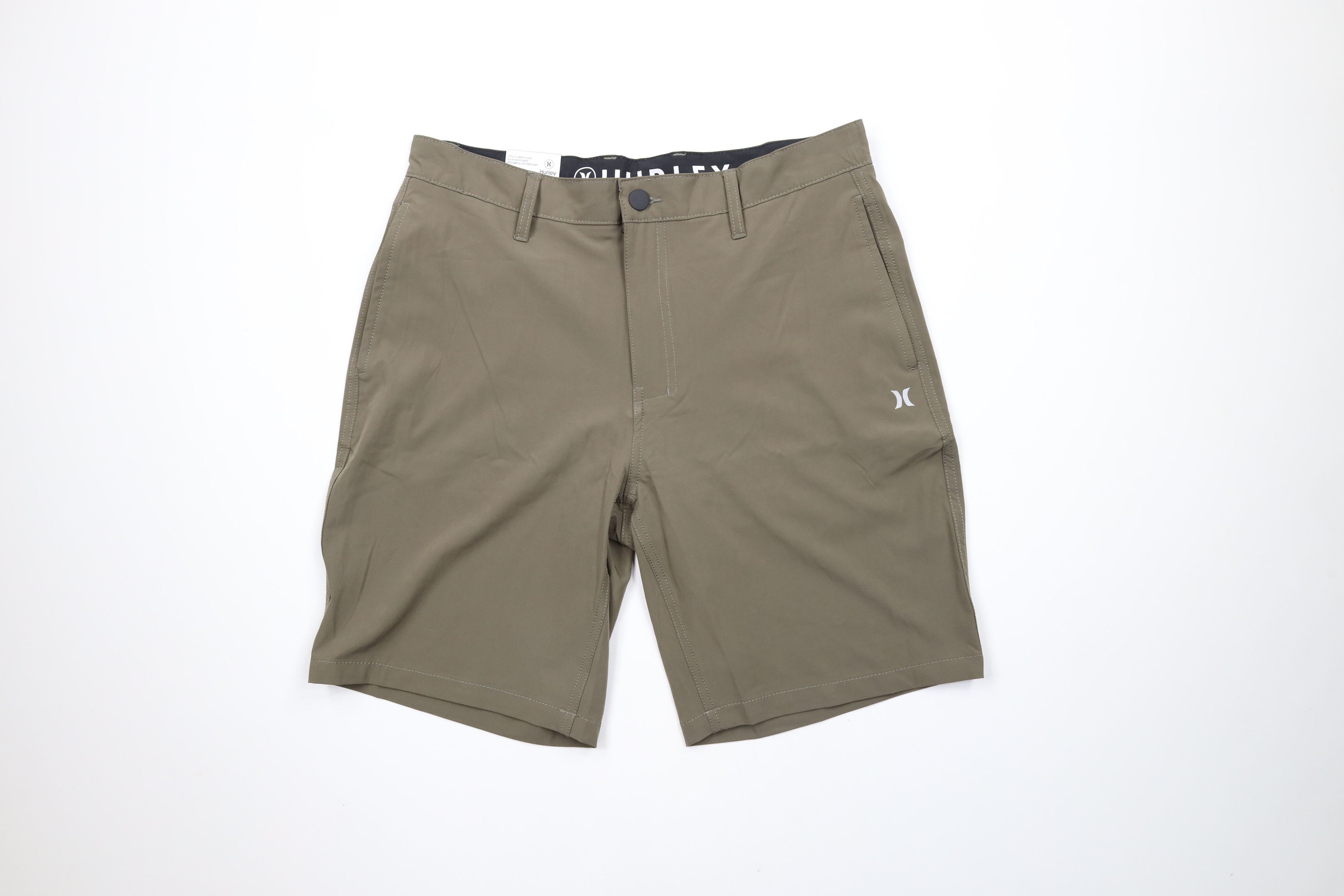 Vintage New Hurley Surfing Stretch All Day Hybrid Shorts Drab Green Size US 34 / EU 50 - 1 Thumbnail