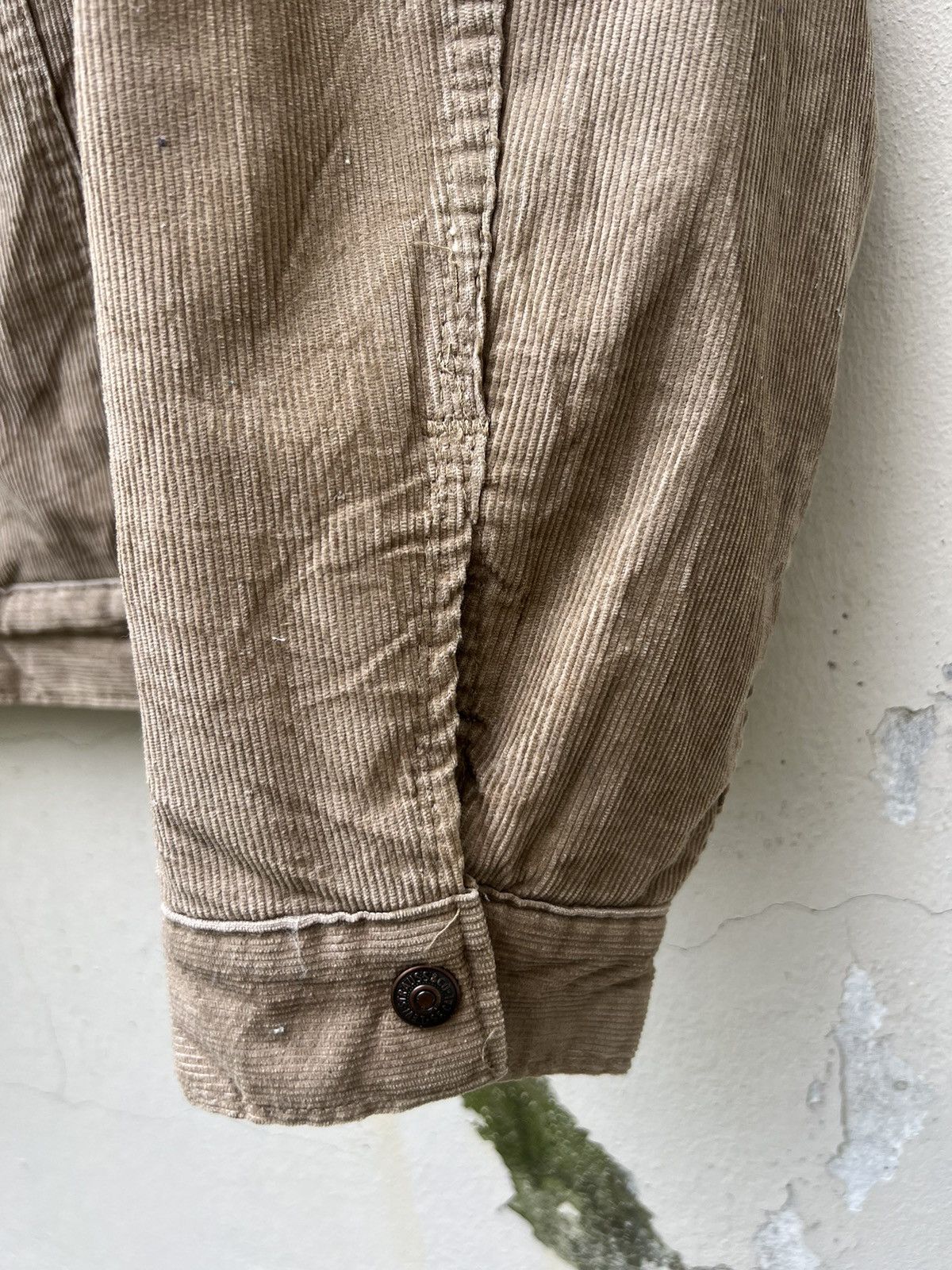 Levi's Vintage 80s Levi’s Sherpa Lined Corduroy Trucker Jacket Size US XL / EU 56 / 4 - 10 Thumbnail