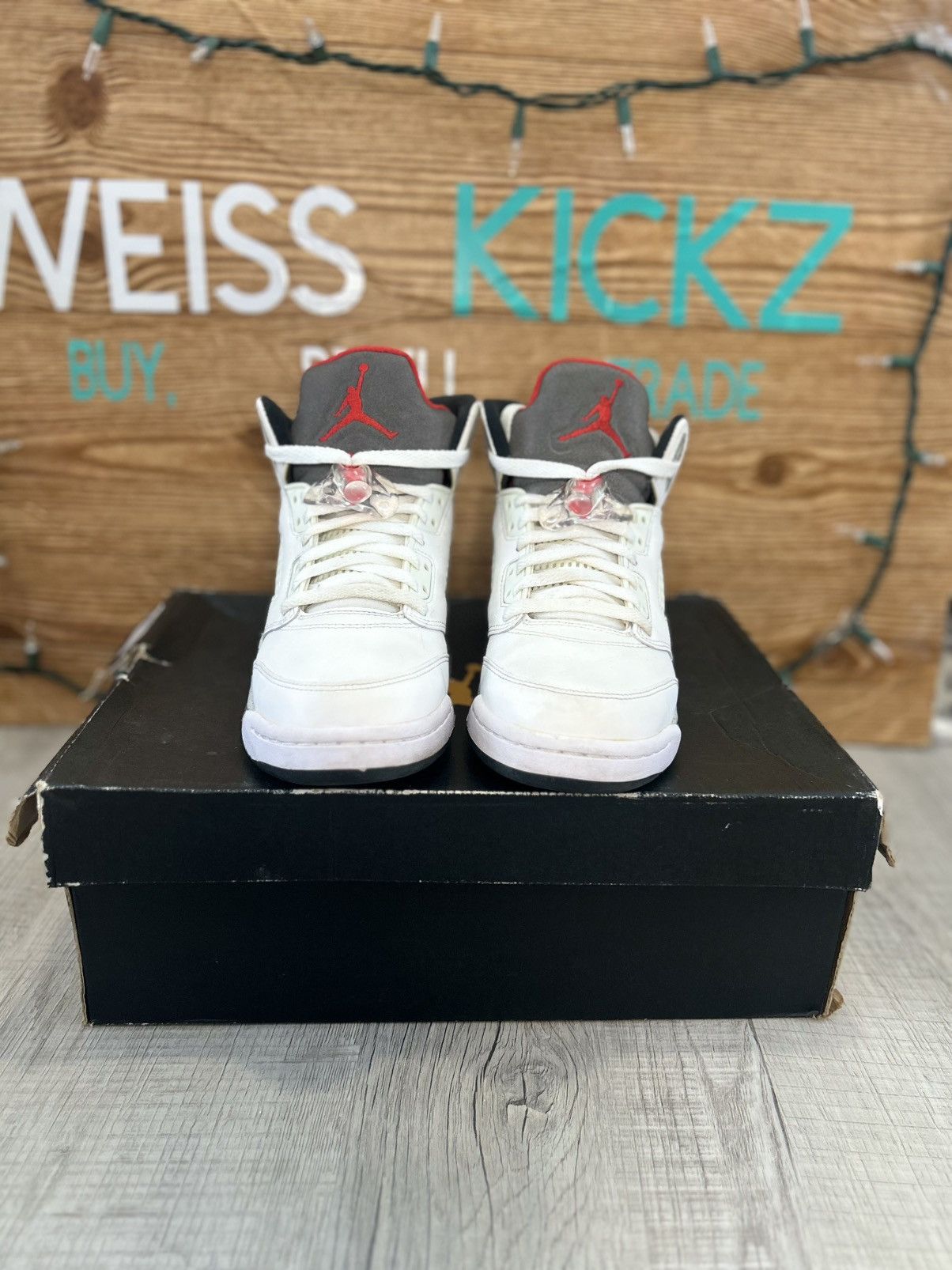 Jordan Brand Jordan 5 white cement Size US 6.5 / EU 39-40 - 4 Thumbnail