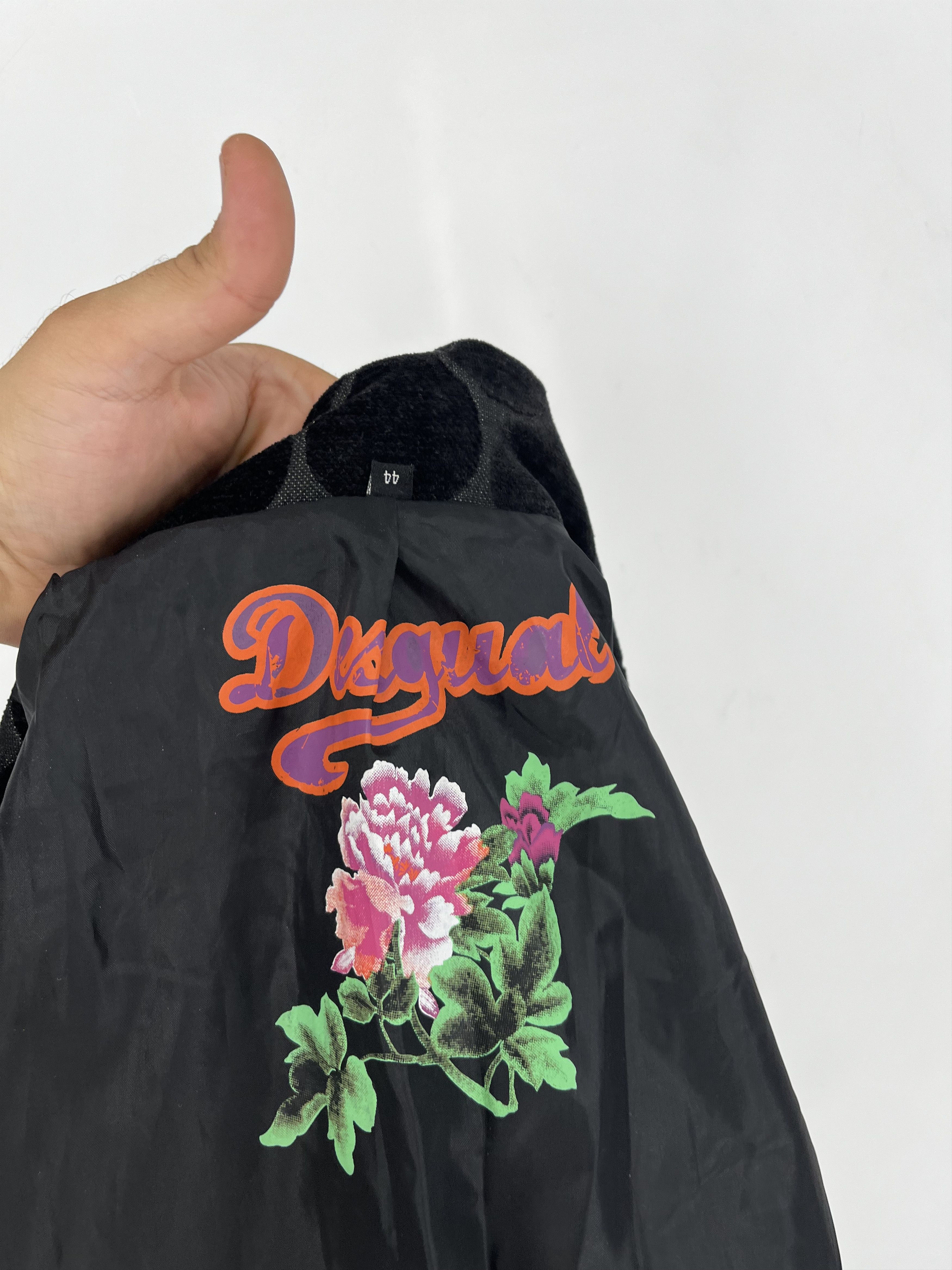Desigual Desigual Womens Coat EU 44 (M) Black Gold Jacquard Size M / US 6-8 / IT 42-44 - 10 Thumbnail