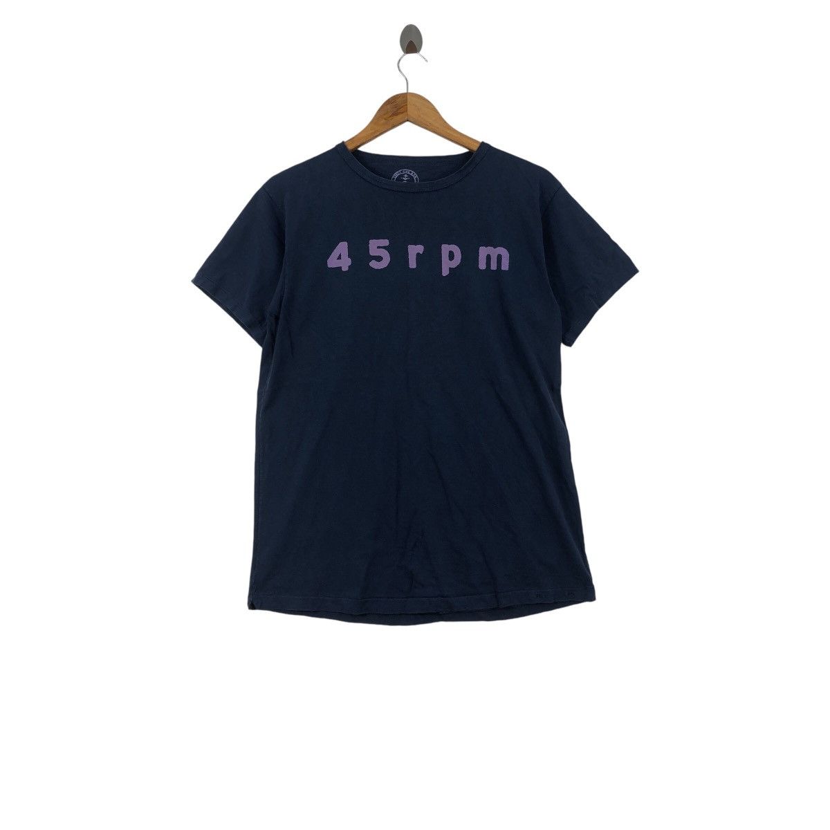 45rpm Japanese Brand 45 RPM STUDIO INDIGO T-Shirt Size S / US 4 / IT 40 - 1 Thumbnail