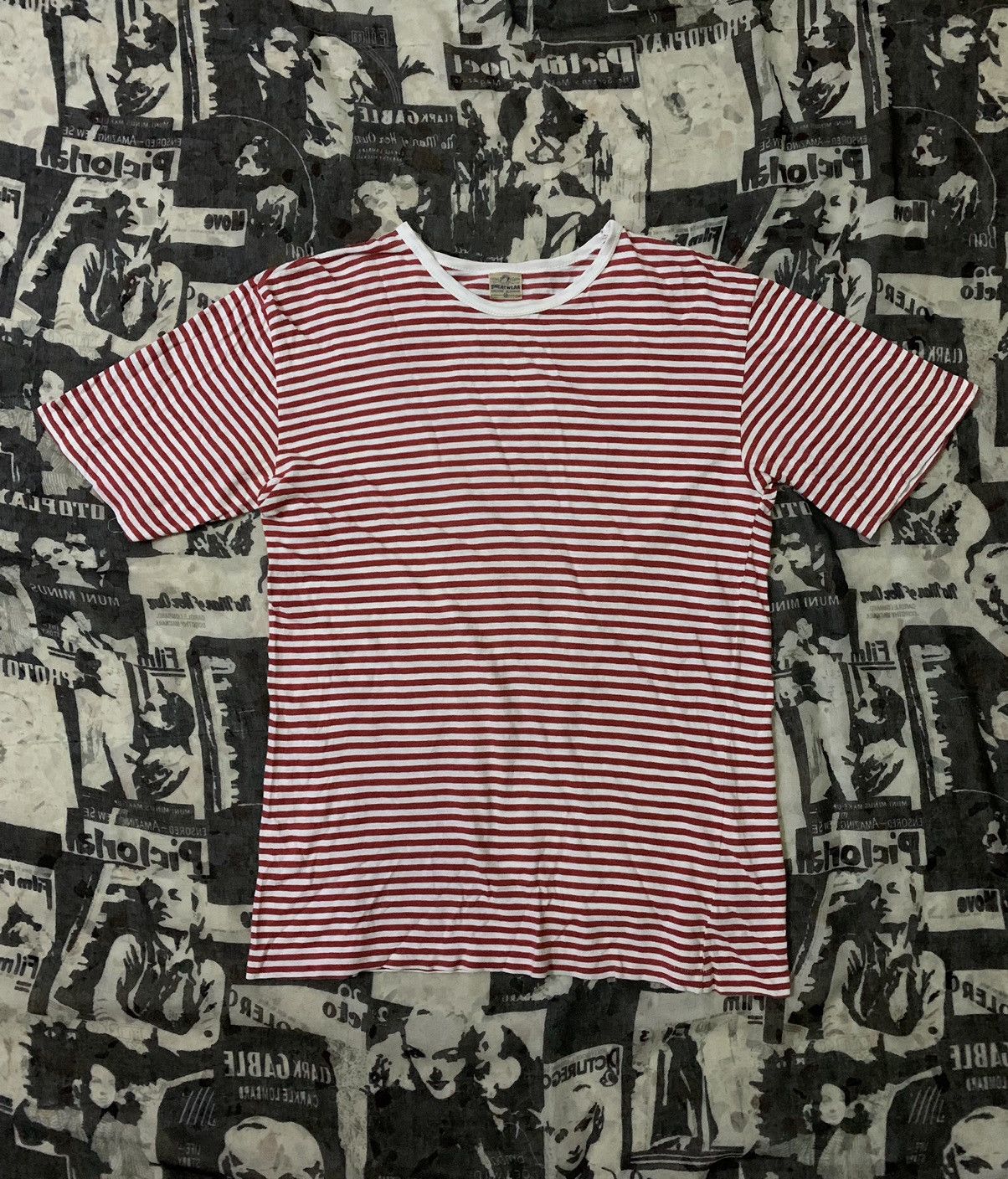 Hysteric Glamour 💥Vtg 90s Hysteric Glamour Sweat Wear Grunge Stripe Shirt Size US M / EU 48-50 / 2 - 1 Thumbnail