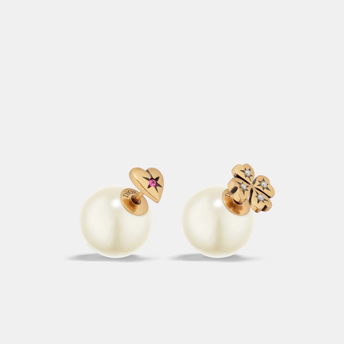 Dior o1bcso1str0126 Size:OS/Tribales Earrings in Golden/White Size ONE SIZE - 1 Thumbnail