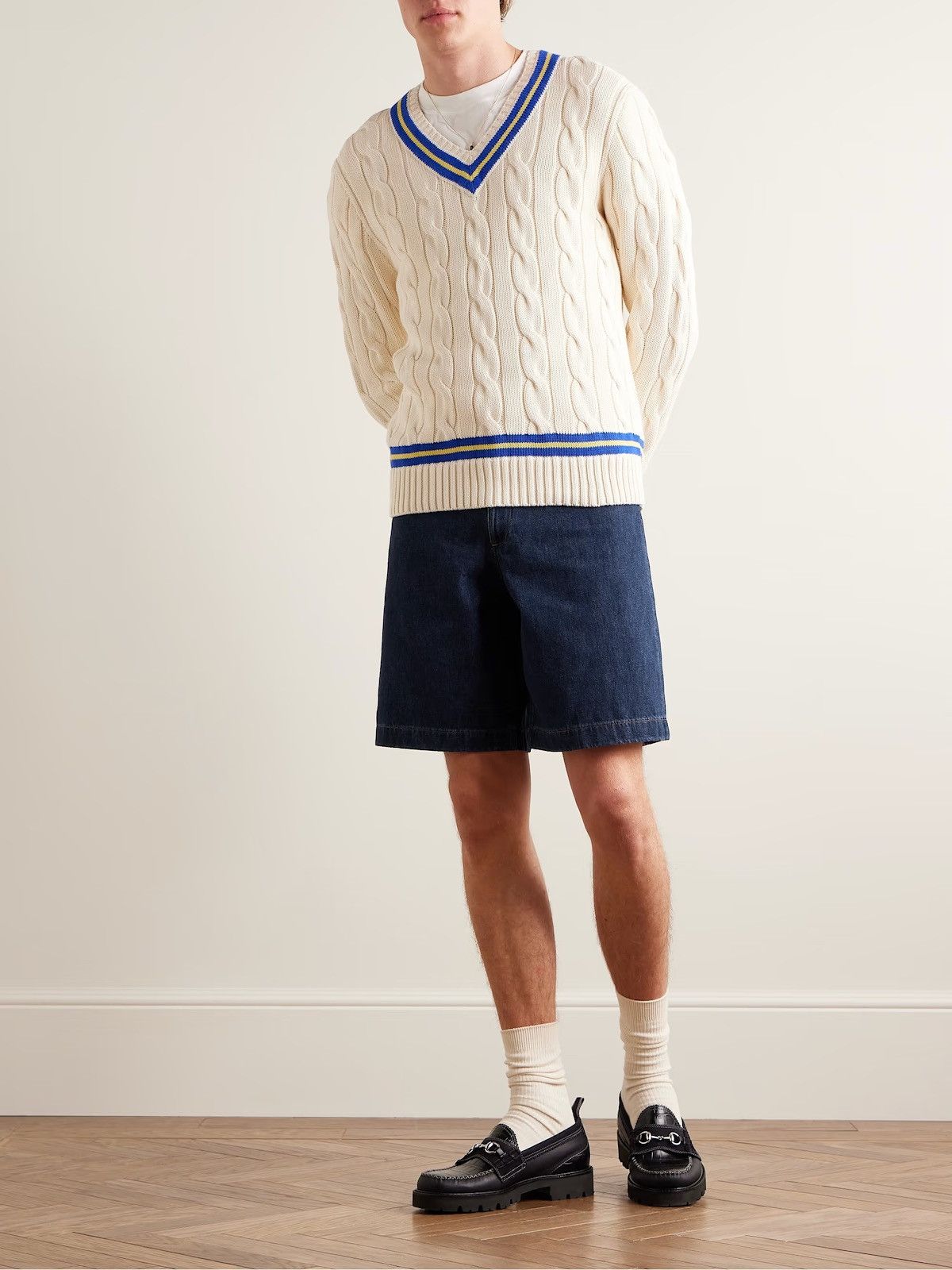 A.P.C. Blue wash denim shorts Size US 34 / EU 50 - 3 Thumbnail