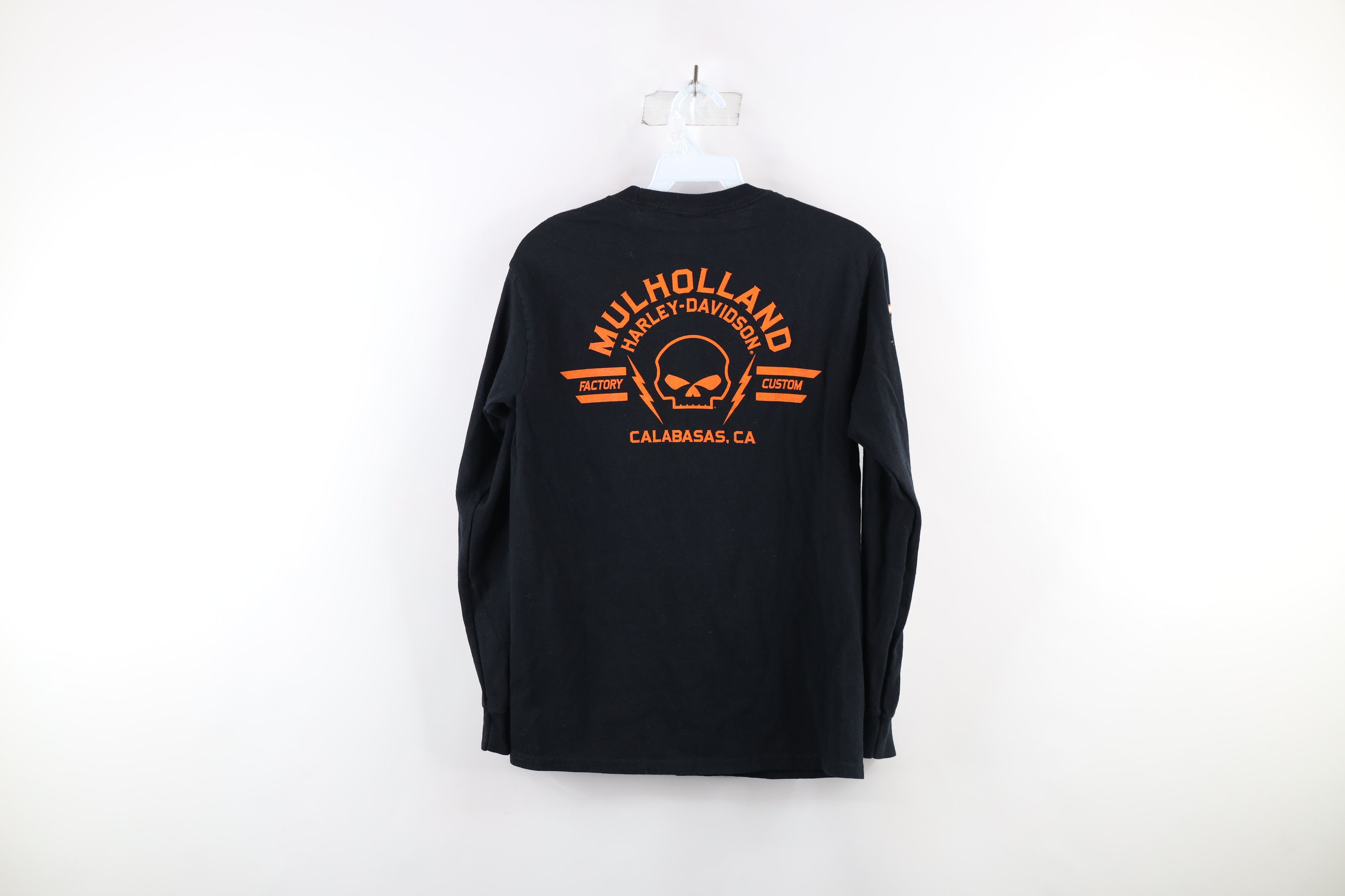Harley Davidson Vintage Harley Davidson Spell Out Long Sleeve T-Shirt Black Size US S / EU 44-46 / 1 - 9 Thumbnail