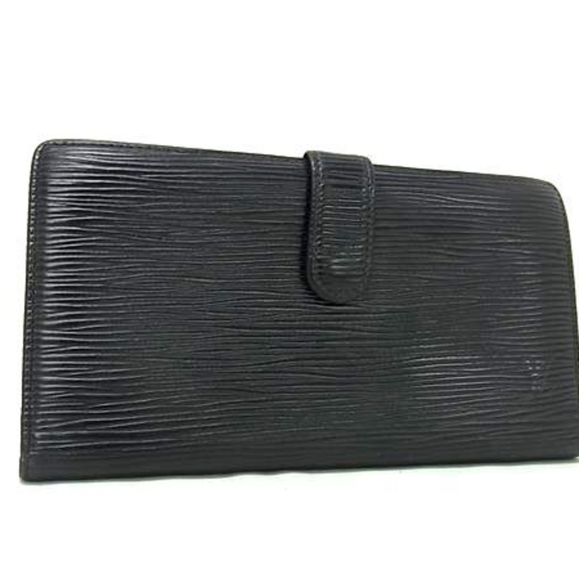 Louis Vuitton Louis Vuitton Continental Viennois Wallet M63252 Black Epi Leather Women's Bi-fold Long Size ONE SIZE - 1 Thumbnail