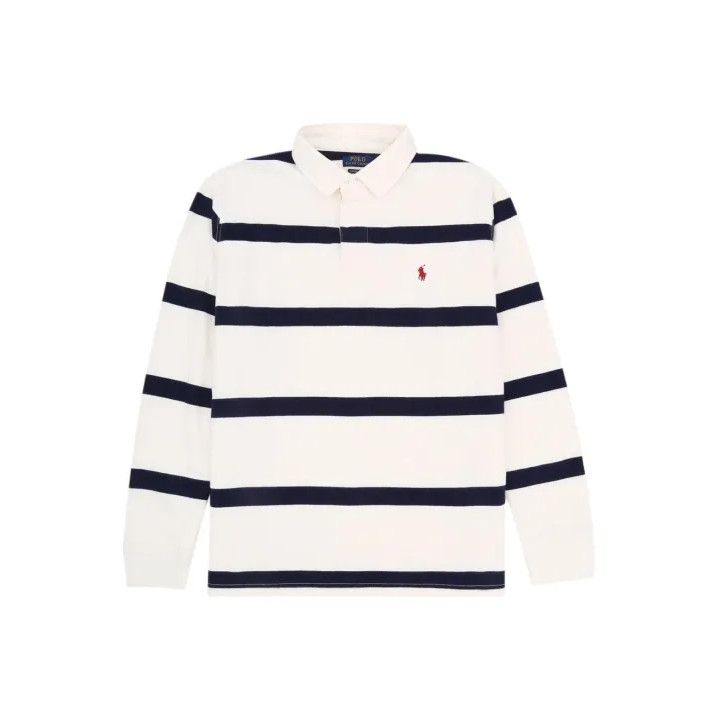 Polo Ralph Lauren Polo Ralph Lauren Pony Logo Striped Long Sleeve Polo Size US M / EU 48-50 / 2 - 1 Thumbnail