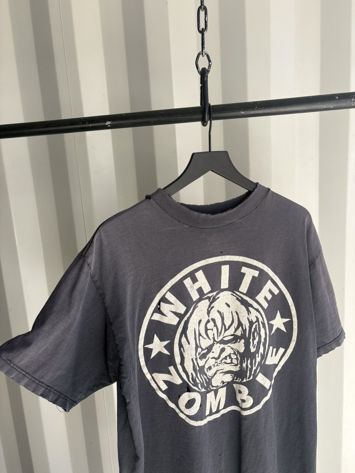 Band Tees Vintage White Zombie Distressed Faded Shirt Grunge Band Size US XL / EU 56 / 4 - 4 Thumbnail