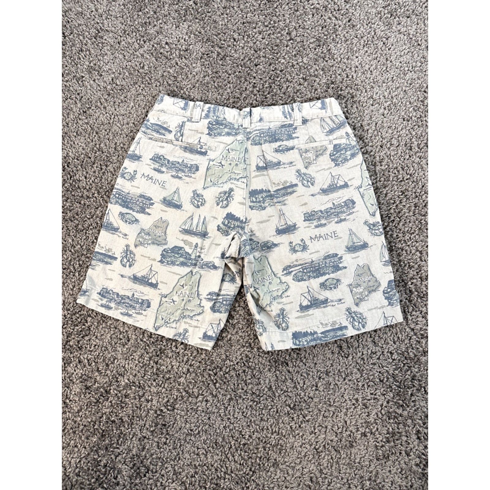 J.Crew J. Crew Gramercy Cotton Chino Shorts Men’s 31 Multicolor Beach American Preppy 9in Inseam Casual Travel Regular Button Front Pockets Size US 31 - 6 Thumbnail