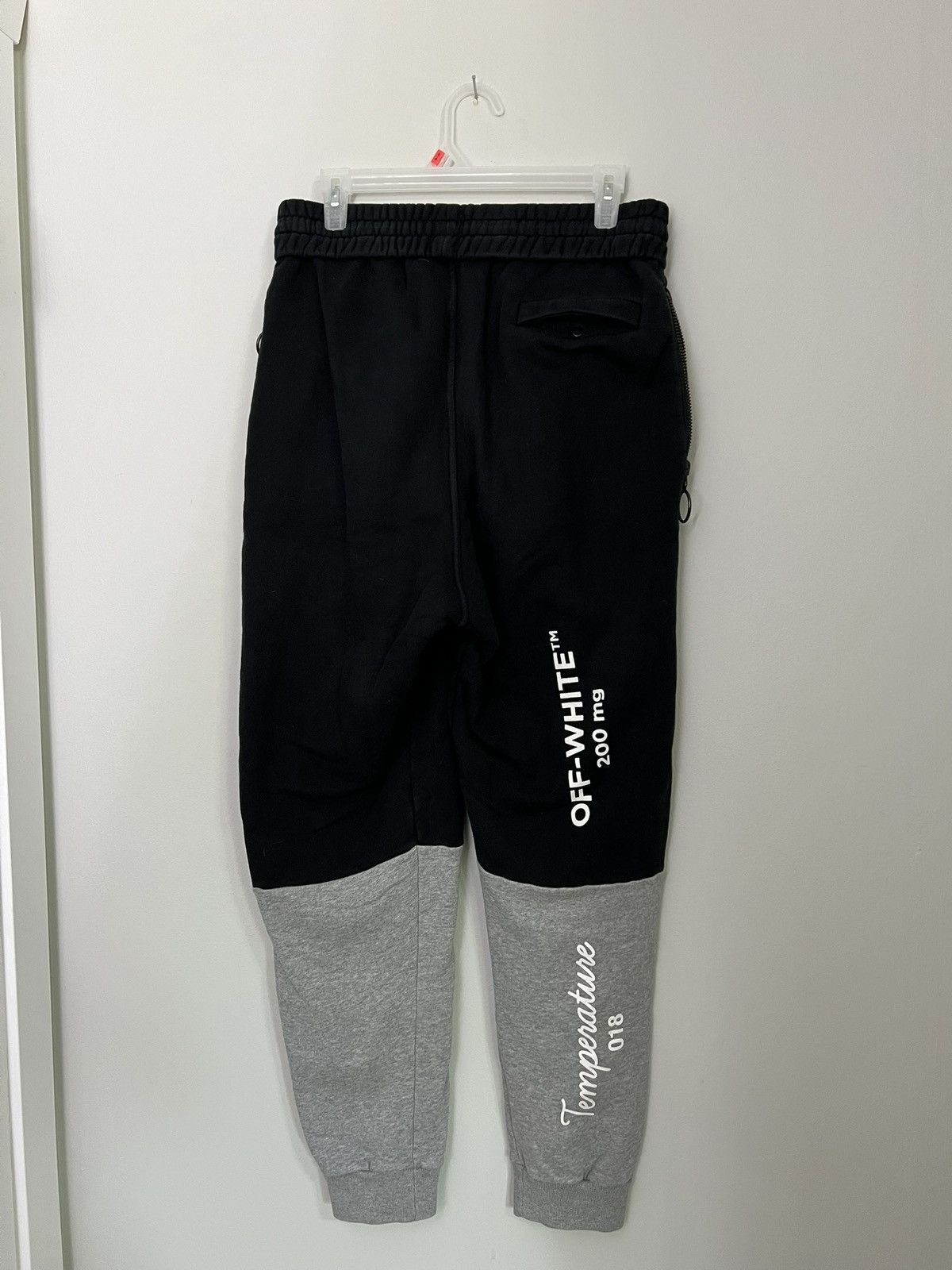 Off-White Off-White Two-tone tracksuit bottoms with logo print Size US 30 / EU 46 - 5 Thumbnail