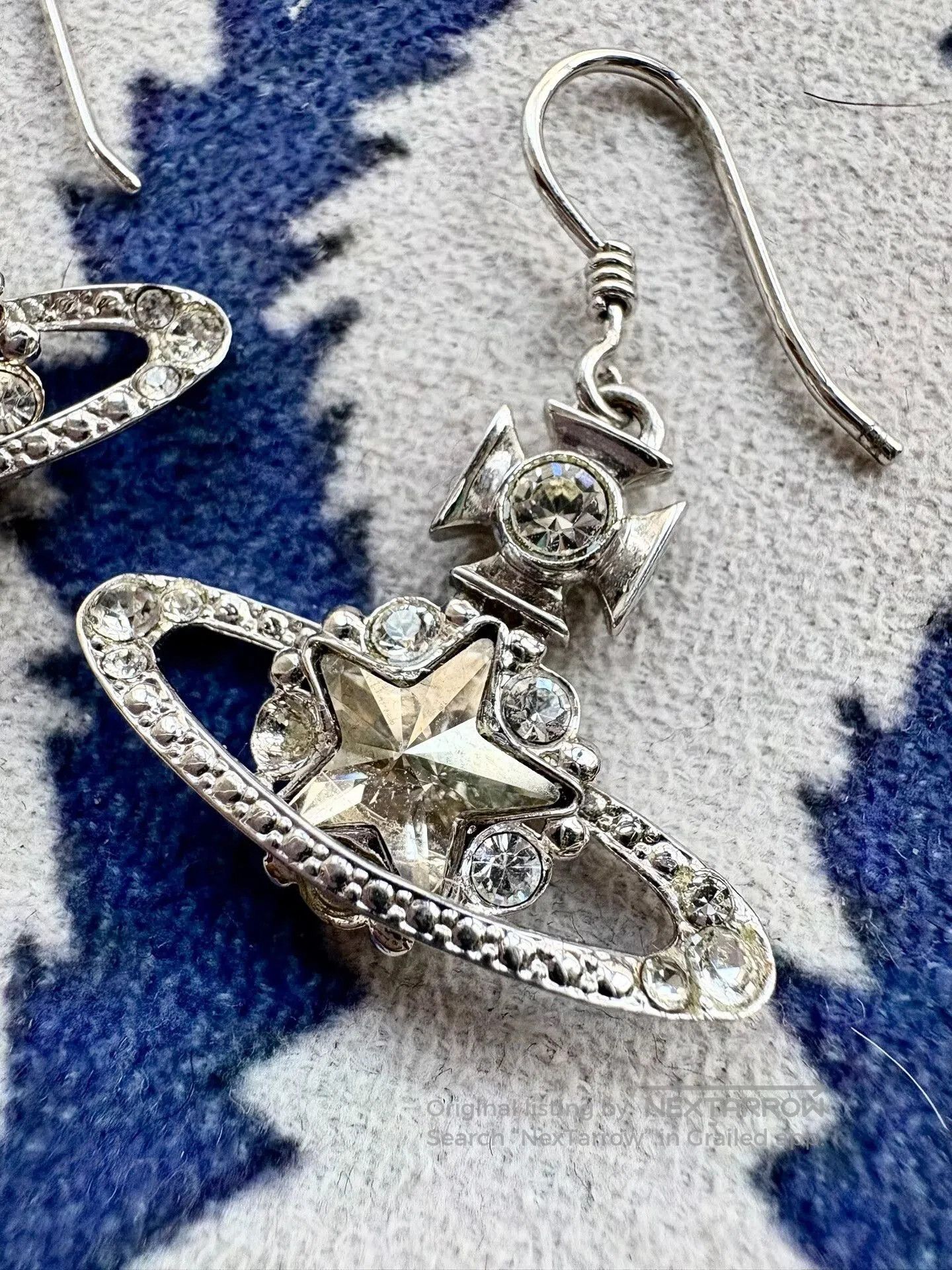 Vivienne Westwood Vivienne Westwood Vintage Silver Orb Star Earrings. Size ONE SIZE - 3 Thumbnail