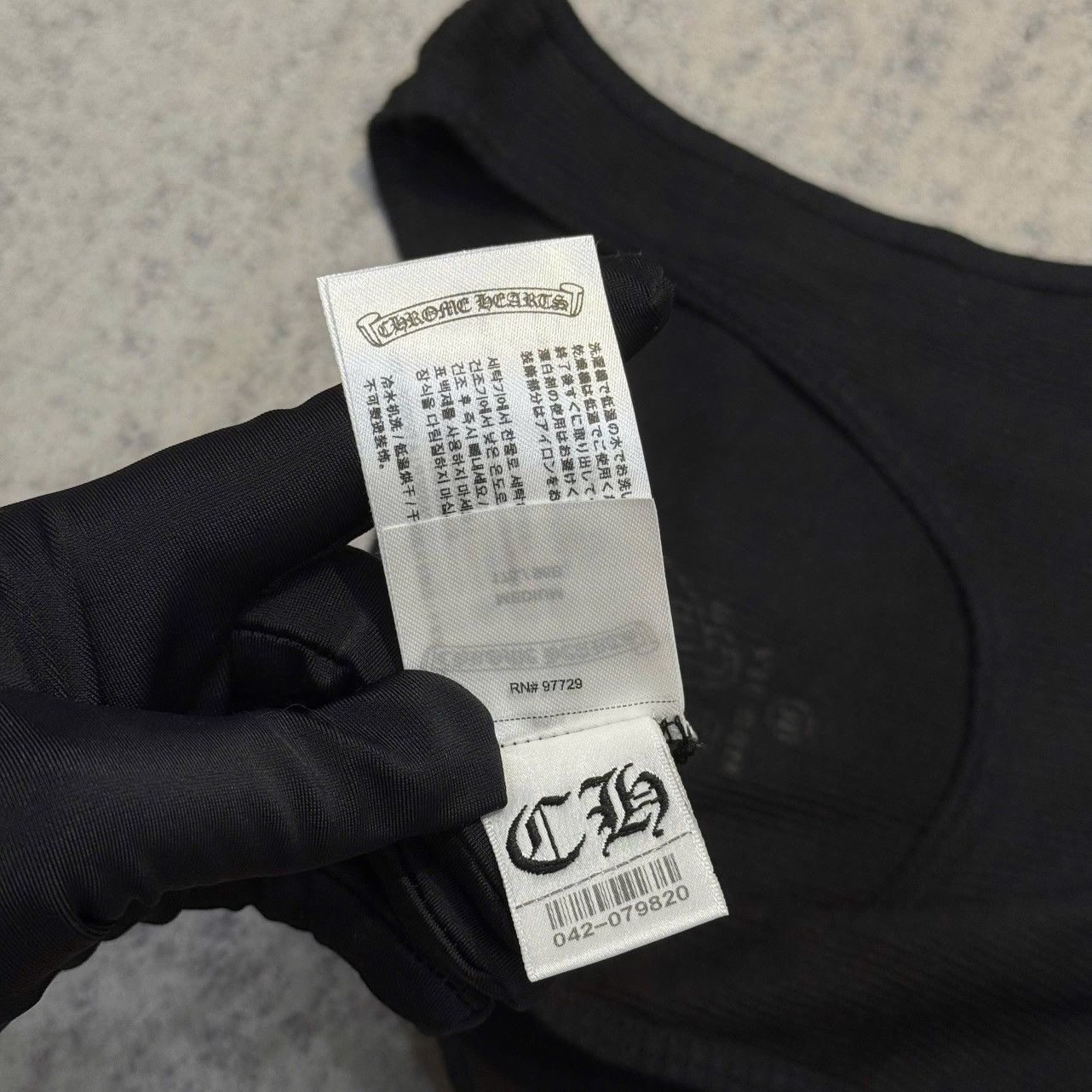 Chrome Hearts CHROME HEARTS SINGLE CROSS TANK TOP BLACK Size M / US 6-8 / IT 42-44 - 5 Thumbnail