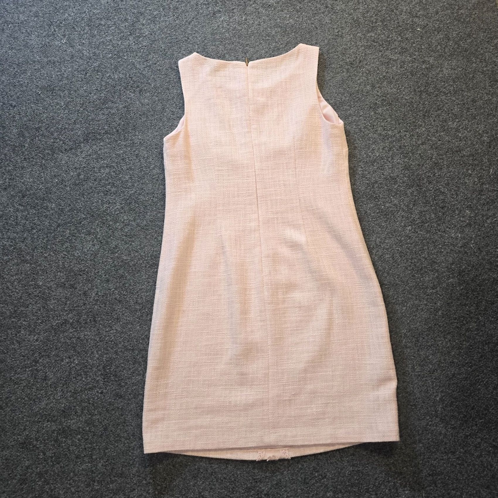 Karl Lagerfeld Karl Lagerfeld Dress Womens Size 10 Pink Lace Detail Sheath Sleeveless Casual Dress Size L / US 10 / IT 46 - 7 Thumbnail