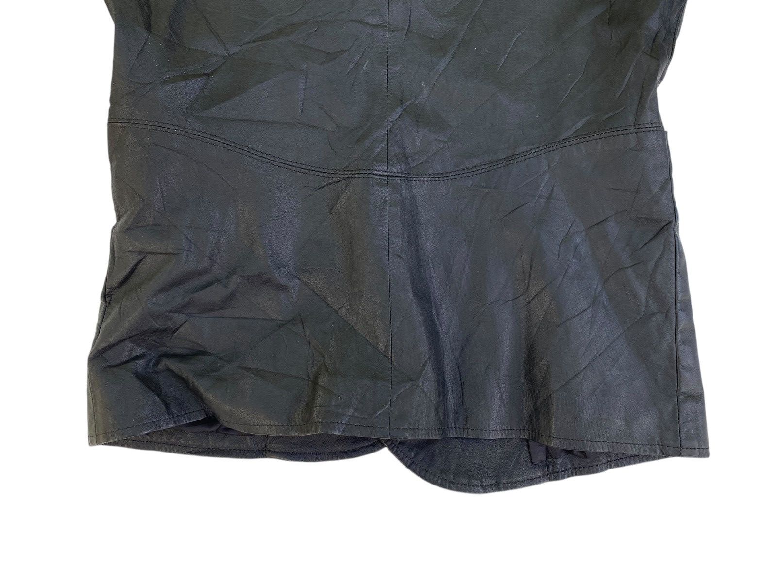Japanese Brand × Vintage Vtg Leather Jacket Sun Leather Size M / US 6-8 / IT 42-44 - 7 Thumbnail