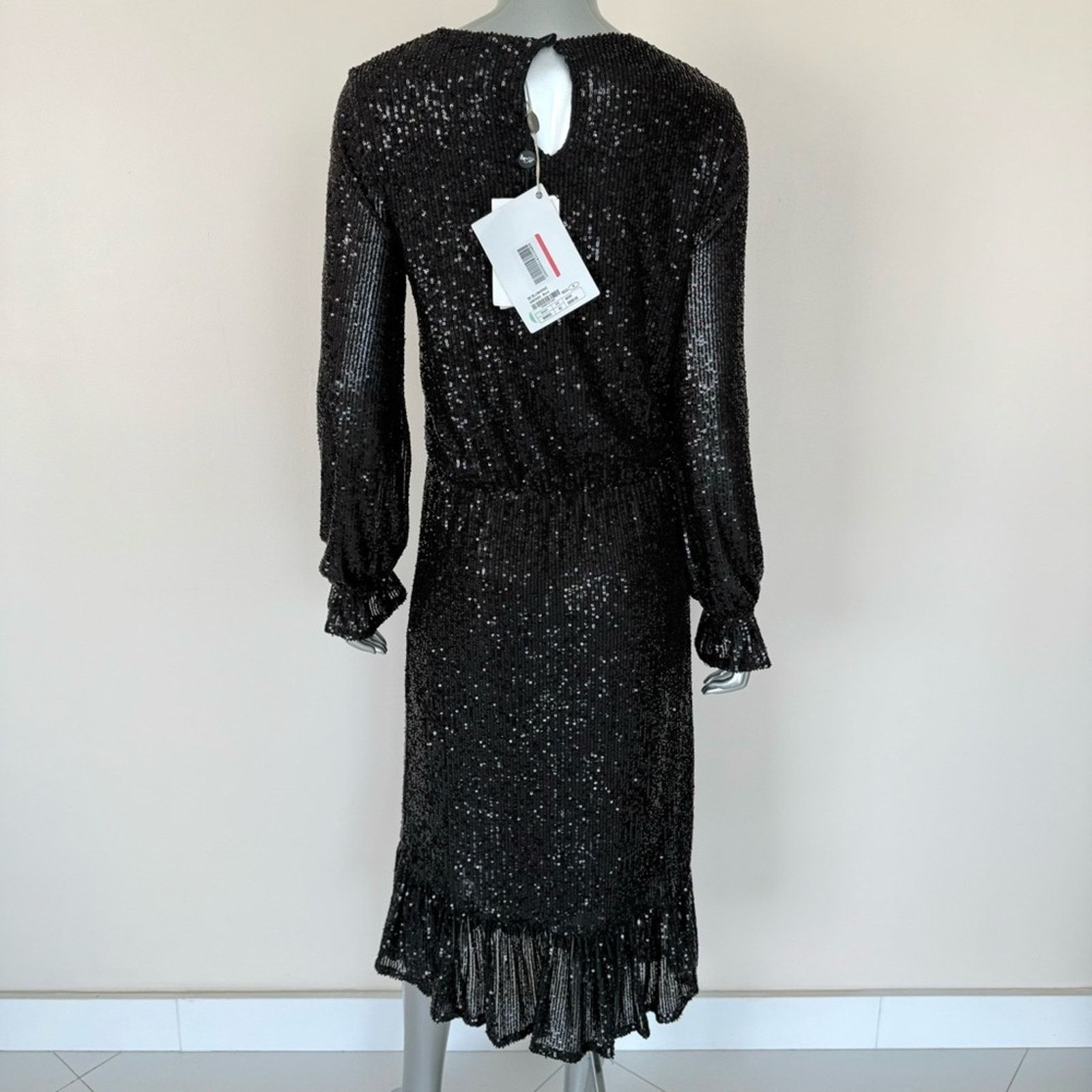Blumarine NWT!!! Be Blumarine Black Sequins Dress, Size 6, MSRP. $608 Size M / US 6-8 / IT 42-44 - 2 Thumbnail