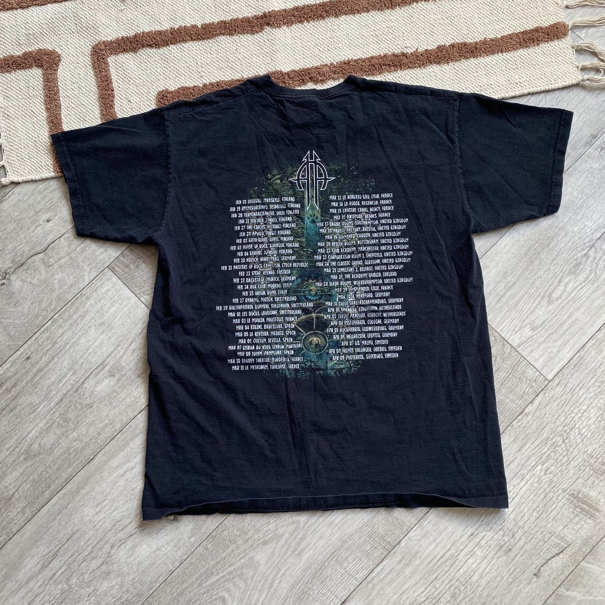 SONATA ARCTICA BAND THE NINTH HOUR TOUR T SHIRT