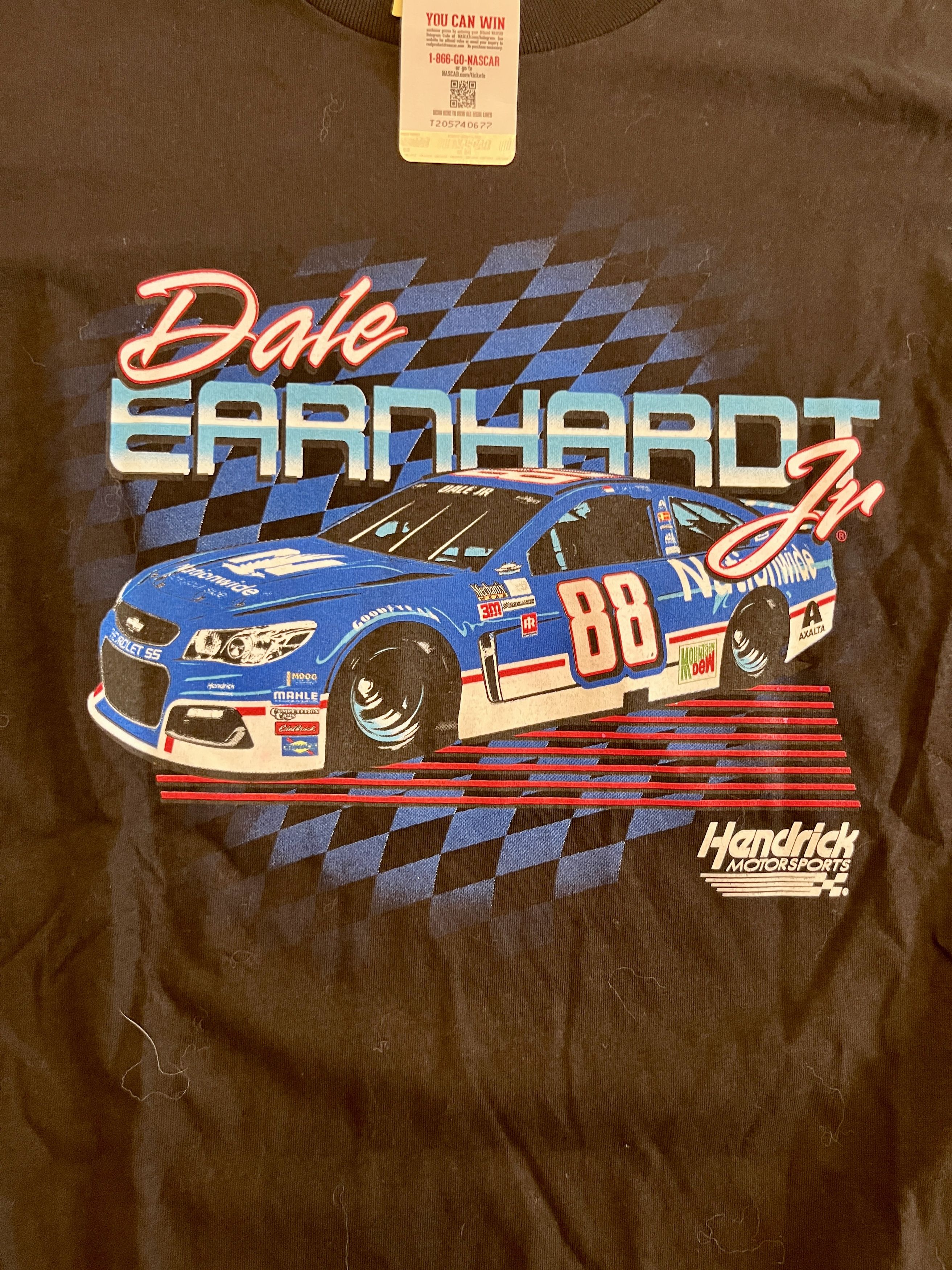 Vintage NWT Dale Earnhardt Sr & Jr NASCAR T-Shirt Bundle Size US XL / EU 56 / 4 - 9 Thumbnail