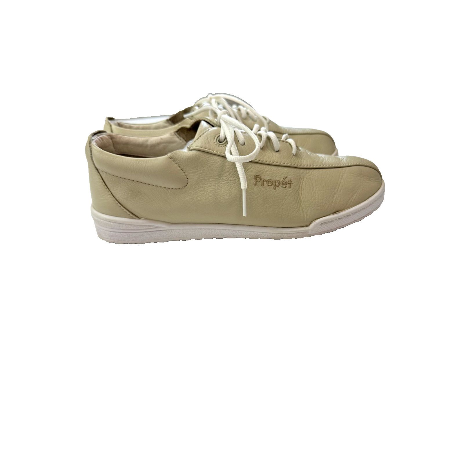 Other Propet Firefly Walking Sneakers Leather Beige Women 9 W3606 Size US 9 / IT 39 - 2 Thumbnail