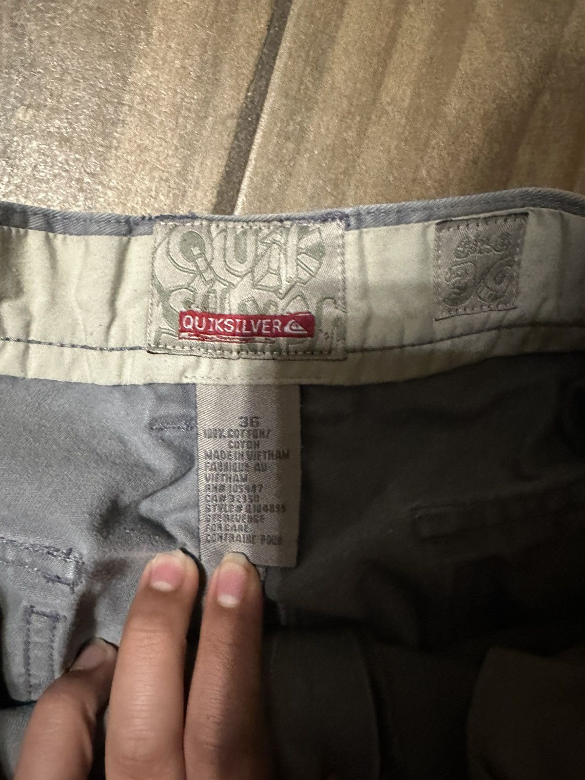 Other Vintage Quicksilver cargo shorts Size US 36 / EU 52 - 6 Thumbnail