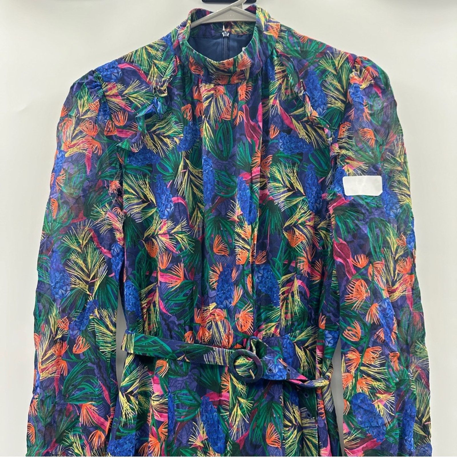 Other RTR Saloni Jacqui B Long Sleeve Multicolor Printed Dress Size XS / US 0-2 / IT 36-38 - 4 Thumbnail