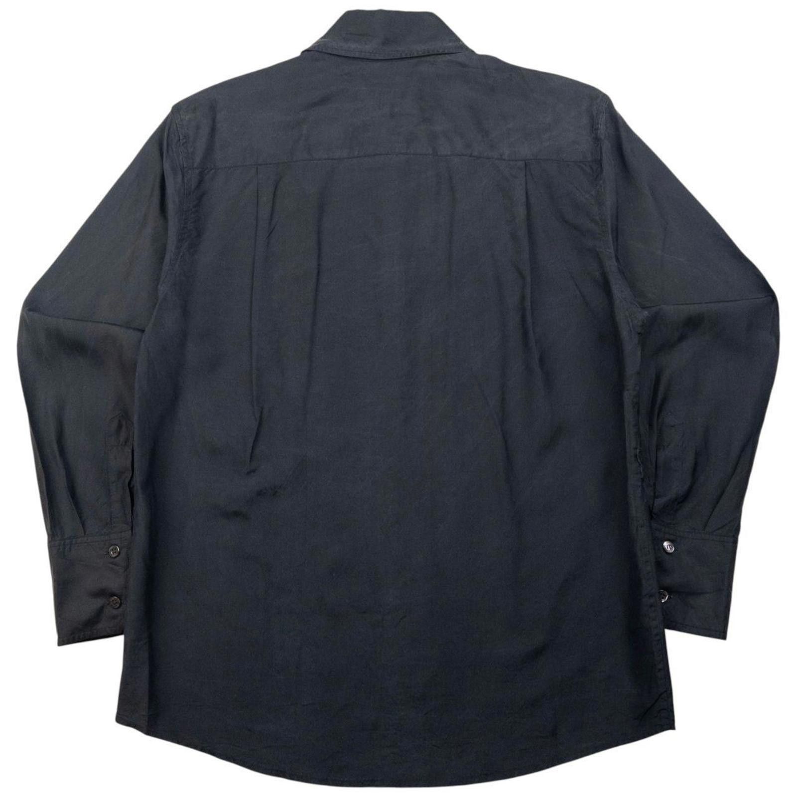 Gucci Vintage Gucci Long Sleeve Button Up Silk Shirt Size M Size US M / EU 48-50 / 2 - 2 Thumbnail
