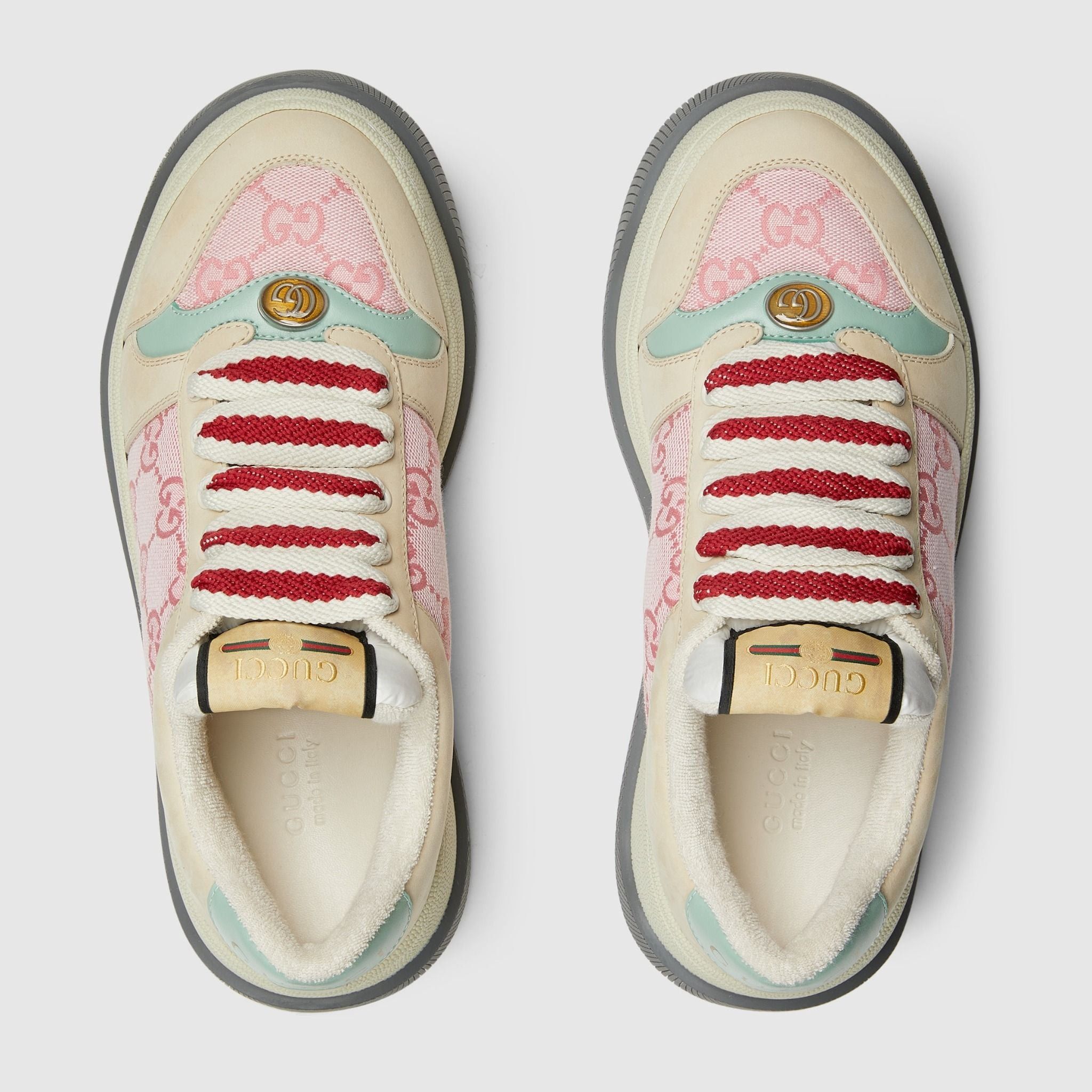 Gucci oc11z526 Women's Screener Low-Top Sneakers in Multicolor Size US 12 / IT 42 - 5 Thumbnail