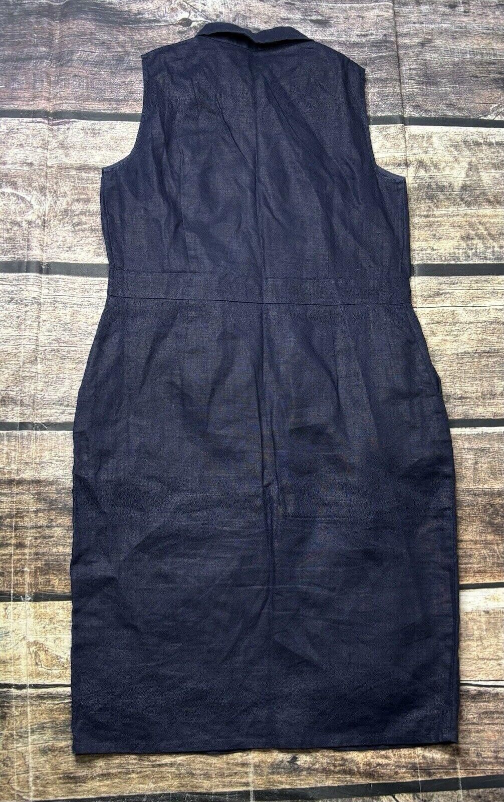Other Pure Collection Dress Women's US 6 UK 12 100% Linen Shift Size M / US 6-8 / IT 42-44 - 3 Thumbnail