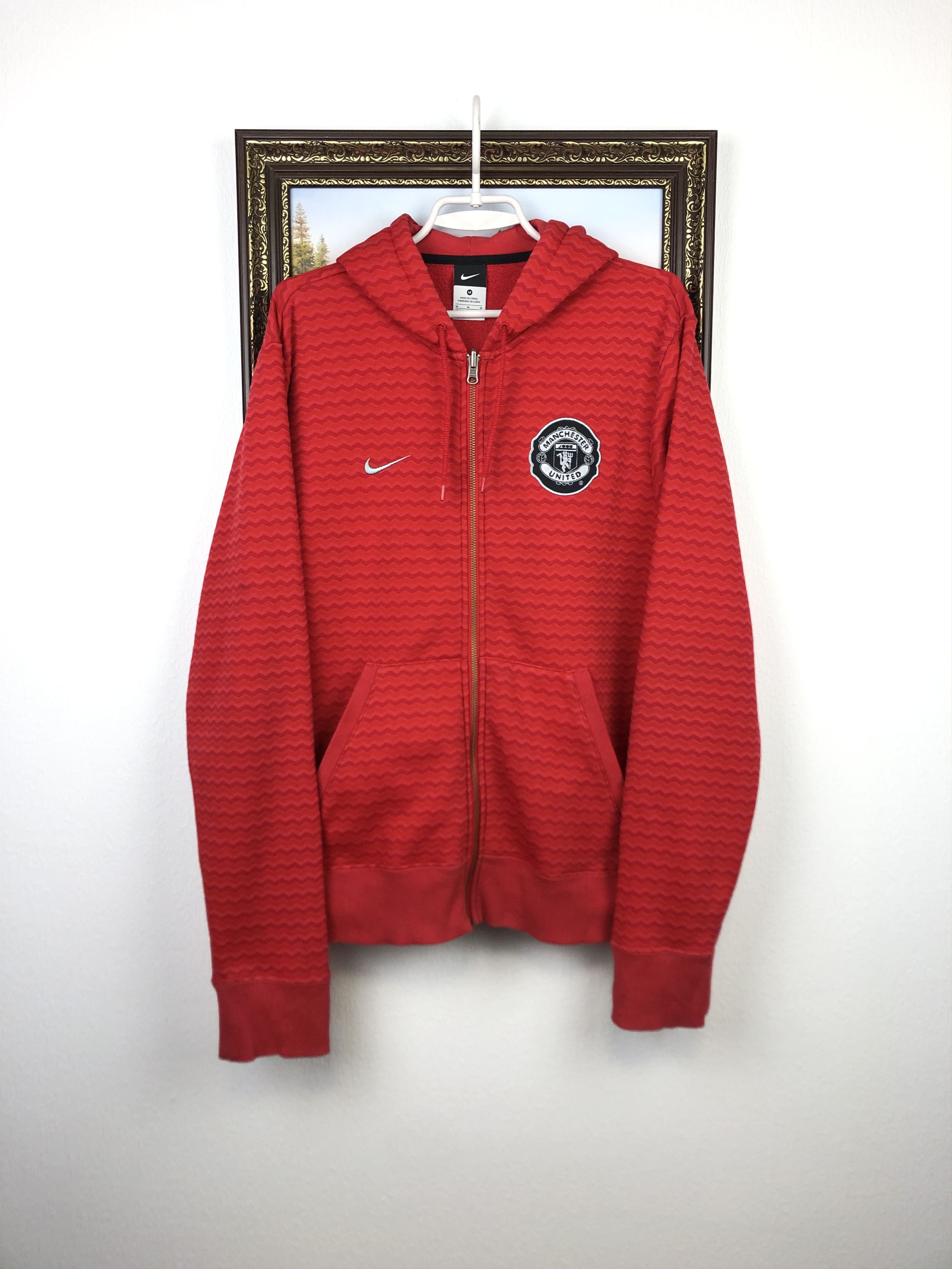 Nike Nike Manchester United Football Jacket Hooded Soccer Track Size US M / EU 48-50 / 2 - 1 Thumbnail