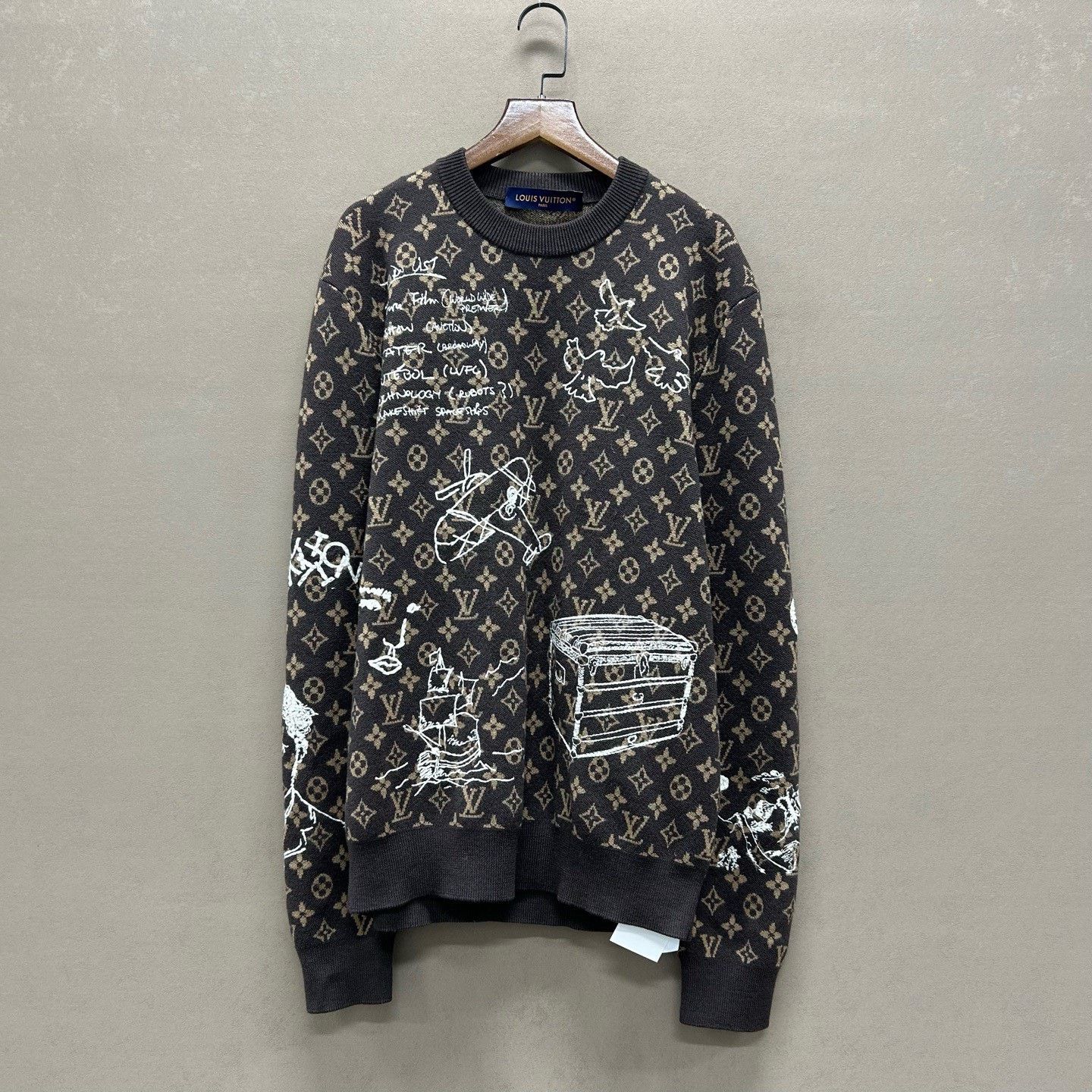 Louis Vuitton Louis Vuitton Monogram Graffiti Knit Sweater Size US S / EU 44-46 / 1 - 1 Thumbnail