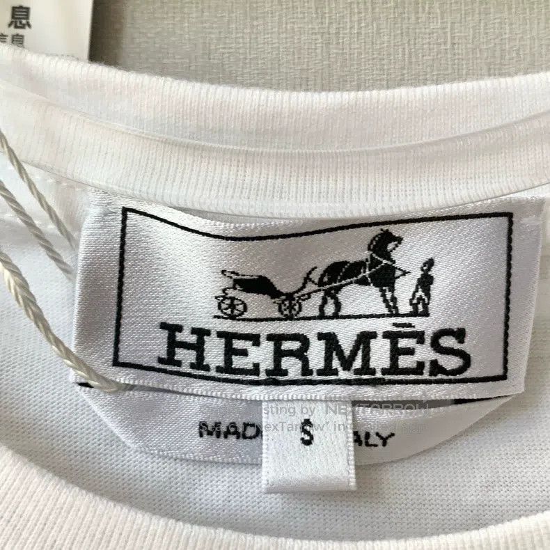 Hermes Hermes White T-shirt Size US S / EU 44-46 / 1 - 3 Thumbnail