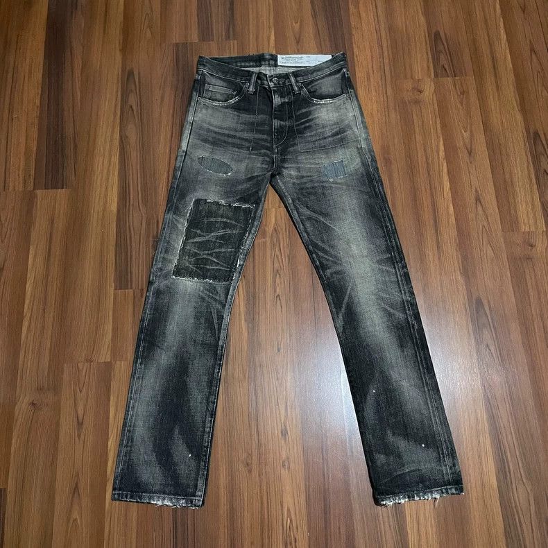 Neighborhood NEIGHBORHOOD 15AW Distressed Denim Jeans Size US 26 / EU 42 - 1 Thumbnail