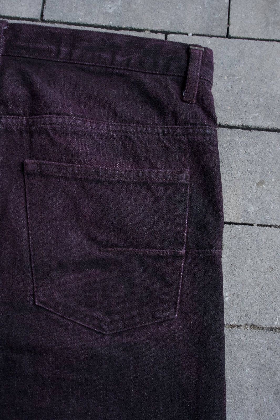 Dior AW08 Dior Blood Burgundy Wax jeans by KVA Waxed Size US 30 / EU 46 - 9 Thumbnail