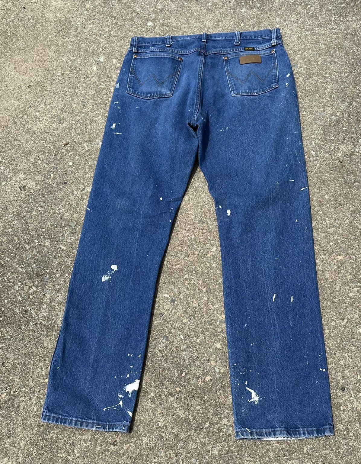 Jean × Vintage × Wrangler Vintage paint splatter jeans Size US 37 - 3 Thumbnail