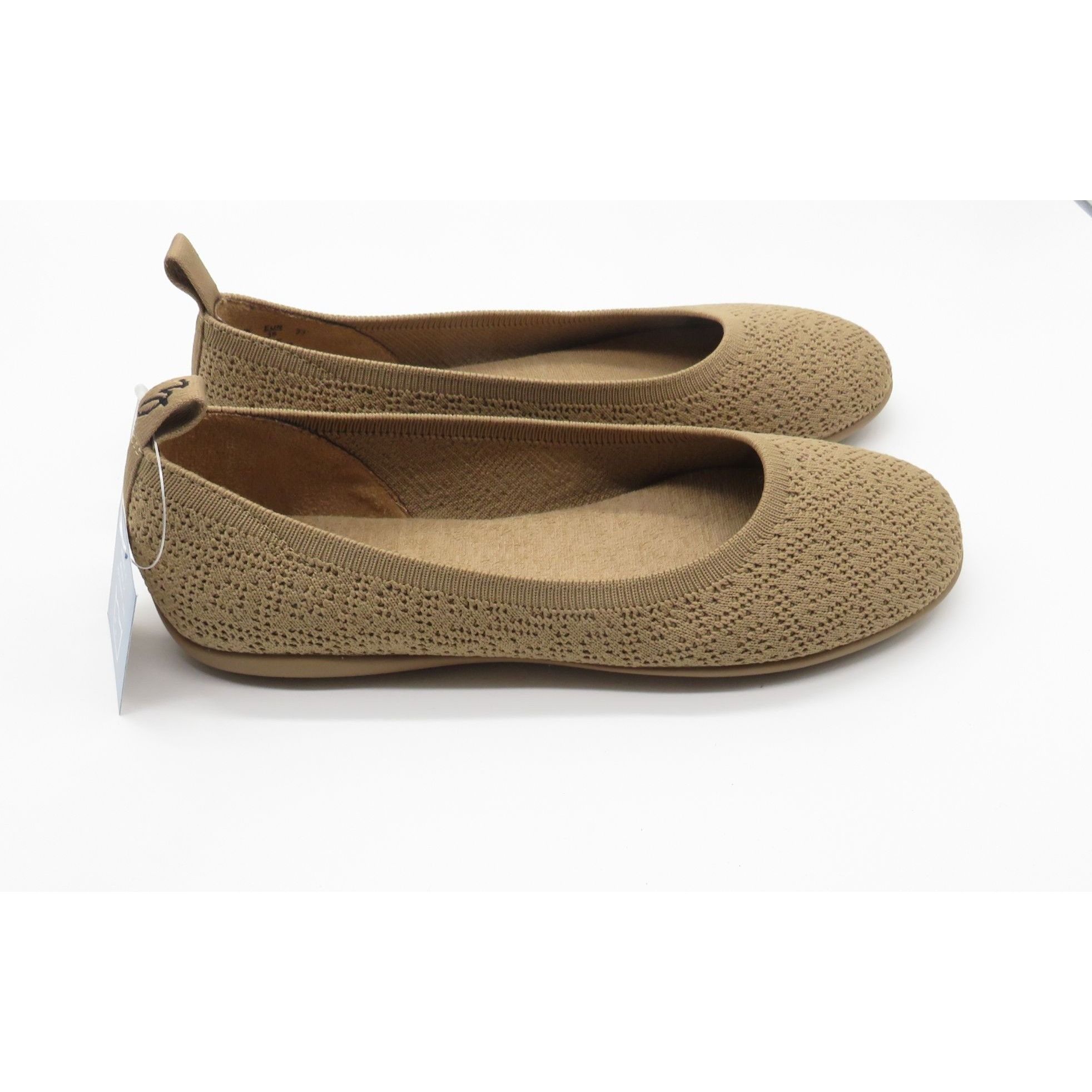 Other Zodiac Caitlin Women's Tan Knit Ballet Flats Size 6 NEW Size US 6 / IT 36 - 3 Thumbnail
