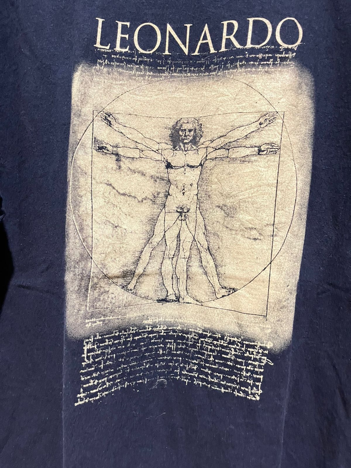 Arts & Science VTG Leonardo da Vinci T-Shirt rare art tee graphic tshirt Size US XXL / EU 58 / 5 - 2 Thumbnail