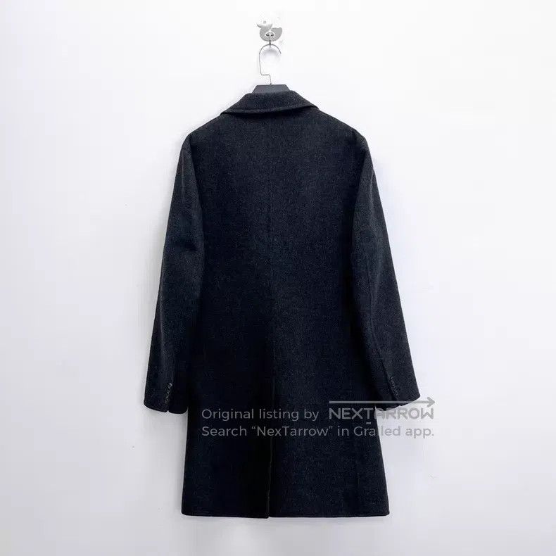Hermes Hermes Black Gray Multi-Pocket Single-Breasted Wool Overco Size US L / EU 52-54 / 3 - 2 Thumbnail