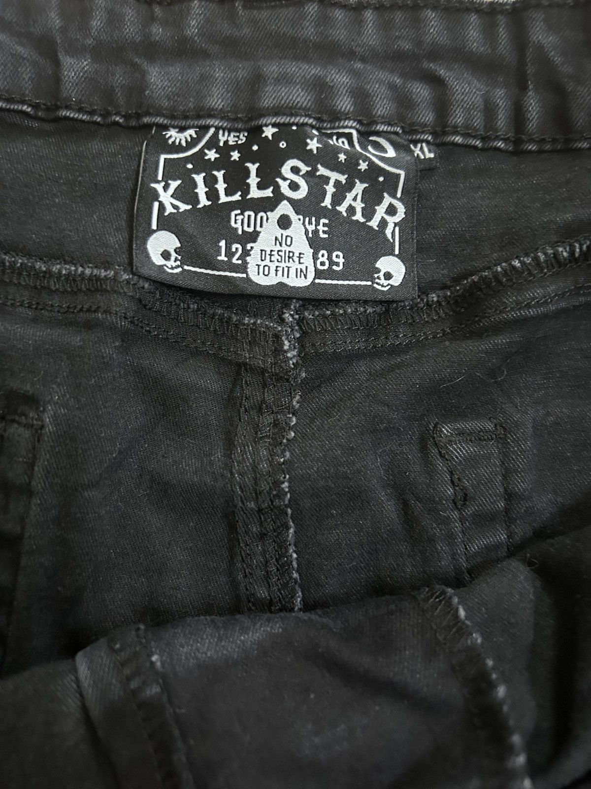 Japanese Brand × Killstar KILLSTAR Cult Luxury Mad Punk Style Skinny Fits Denim Size US 36 / EU 52 - 12 Thumbnail