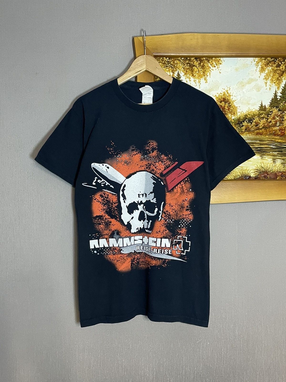 Band Tees × Vintage Rare Vintage 2004 Rammstein Tour Graphic T-shirt Size US M / EU 48-50 / 2 - 1 Thumbnail