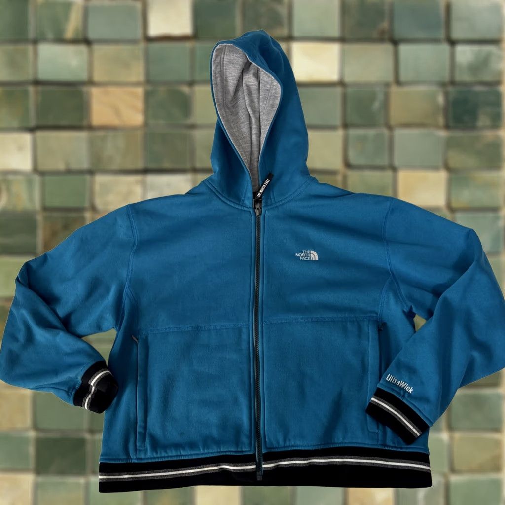 The North Face The North Face Tekware UltraWick Full Zip Cropped Hoodie Women’s Medium M Blue Activewear Hoodie Size M / US 6-8 / IT 42-44 - 1 Thumbnail