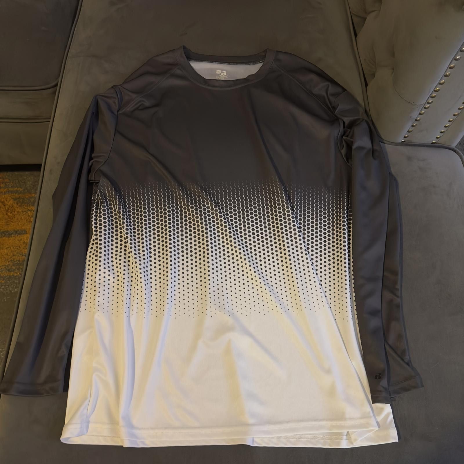 Designer Men's Long Sleeve XL - Performance Shirt - Gradient Design Size US L / EU 52-54 / 3 - 1 Thumbnail