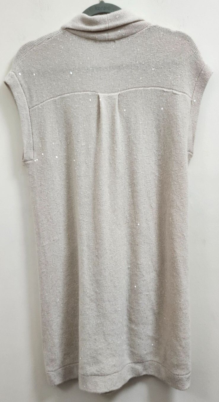 Brunello Cucinelli Brunello Cucinelli Sleeveless Shawl Cardigan Speckled Size M / US 6-8 / IT 42-44 - 7 Thumbnail