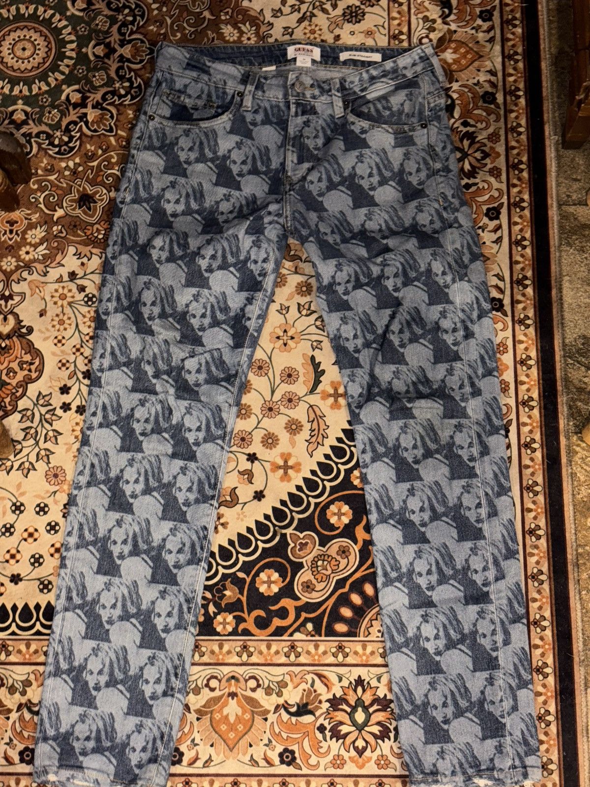 Guess × Pleasures Guess x Pleasures drew barrymore jeans Size US 30 / EU 46 - 1 Thumbnail