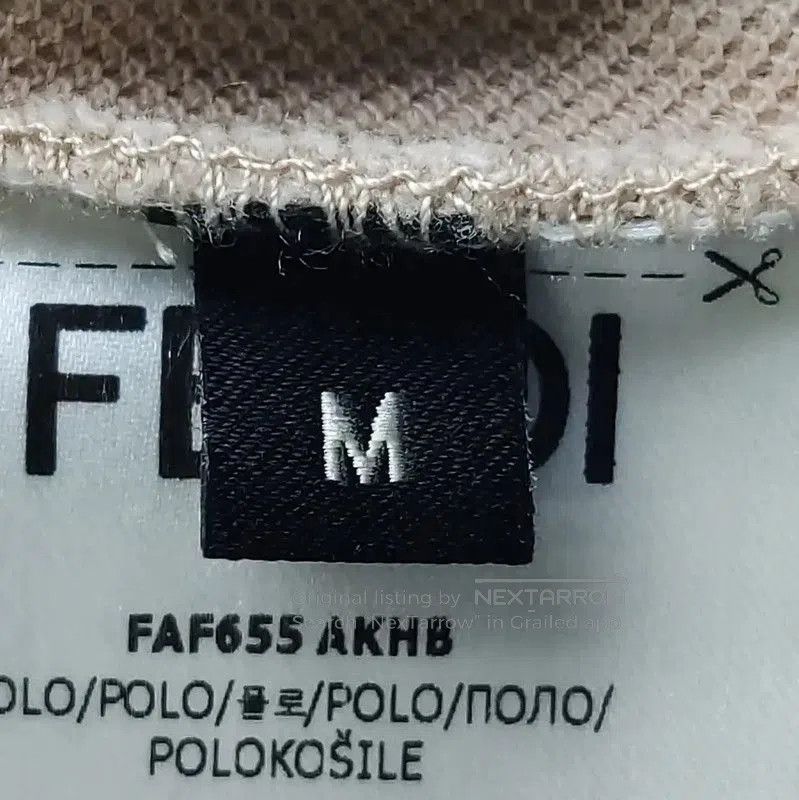 Fendi Fendi Embroidered Cotton Polo Shirt for Men . Size US M / EU 48-50 / 2 - 5 Thumbnail