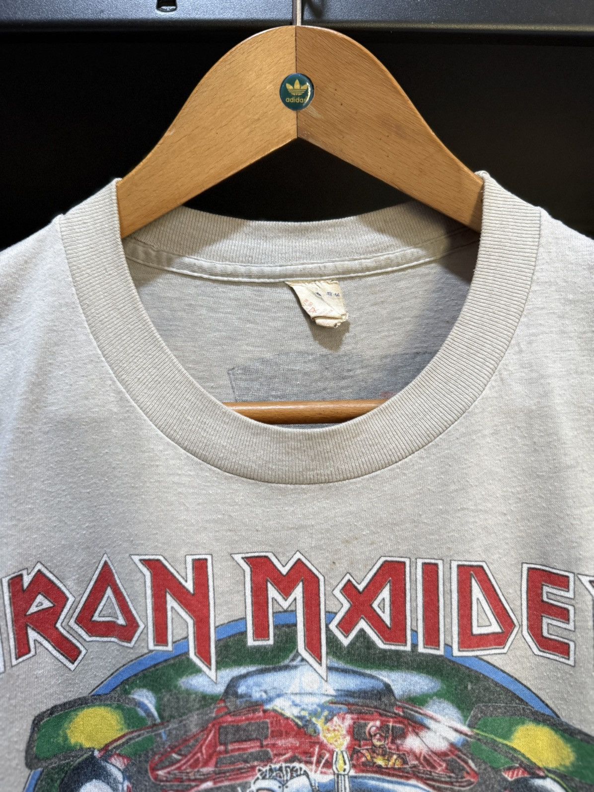 Band Tees Vintage 80s Iron Maiden Eddie Lives Tour Tank Top Tee Size US L / EU 52-54 / 3 - 6 Thumbnail