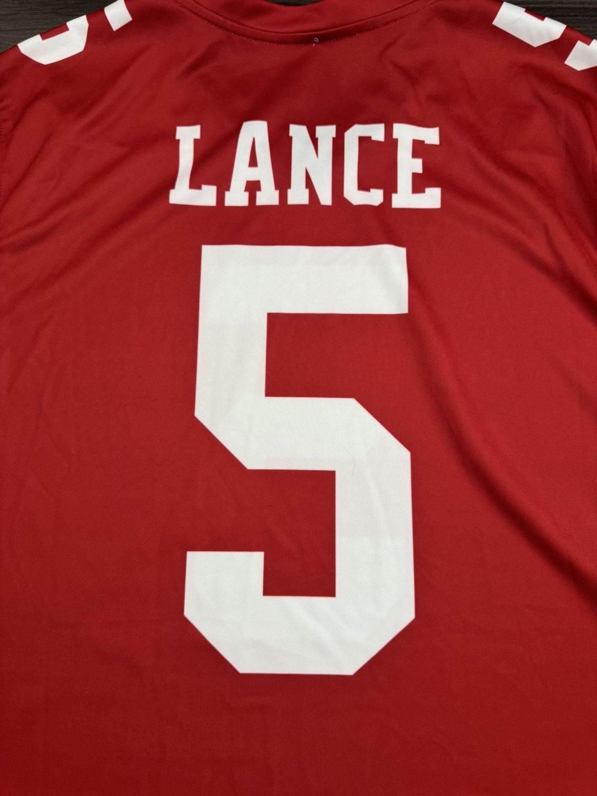 Nike San Francisco 49ers Trey Lance #5 NFL Dri-Fit Home Jersey Size US L / EU 52-54 / 3 - 9 Thumbnail