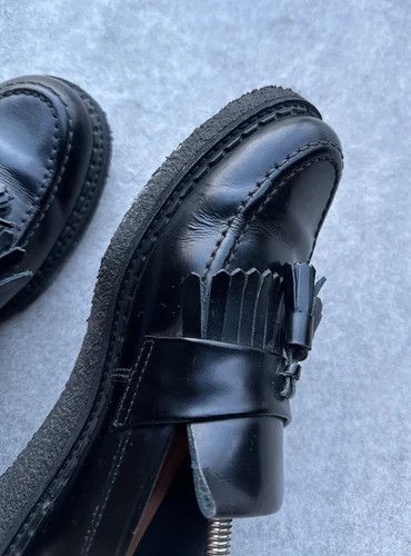 Fred Perry Fred Perry X George Cox Women's Black Tassel Loafer Size US 6 / IT 36 - 9 Thumbnail