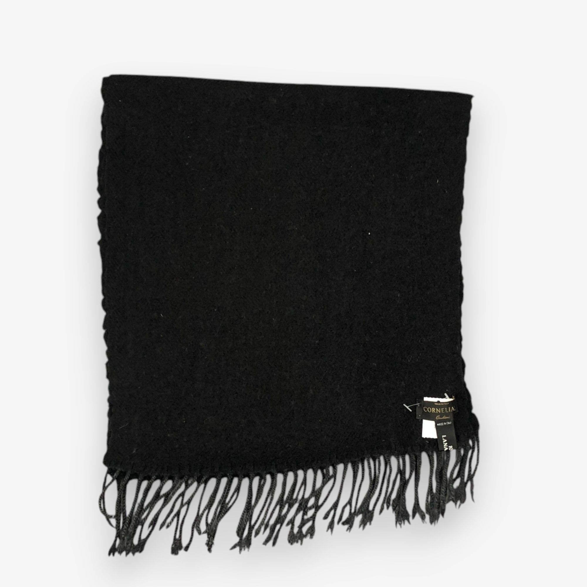 Corneliani Vintage Corneliani Scarf Muffler Wool Fringe Winter Scarves Size ONE SIZE - 2 Thumbnail